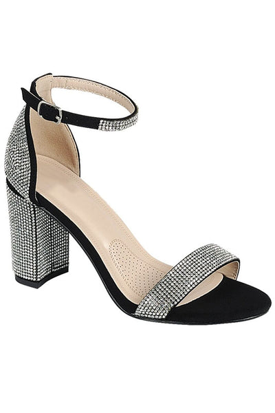 Rhinestone Block Heel – Got the Look