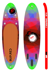 10'6" FUNWAVE SUP.RED Paddleboard
