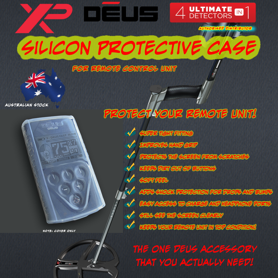 XP Deus Silicon Remote control case