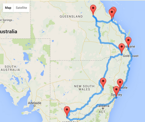 XP Deus Australia Road trip