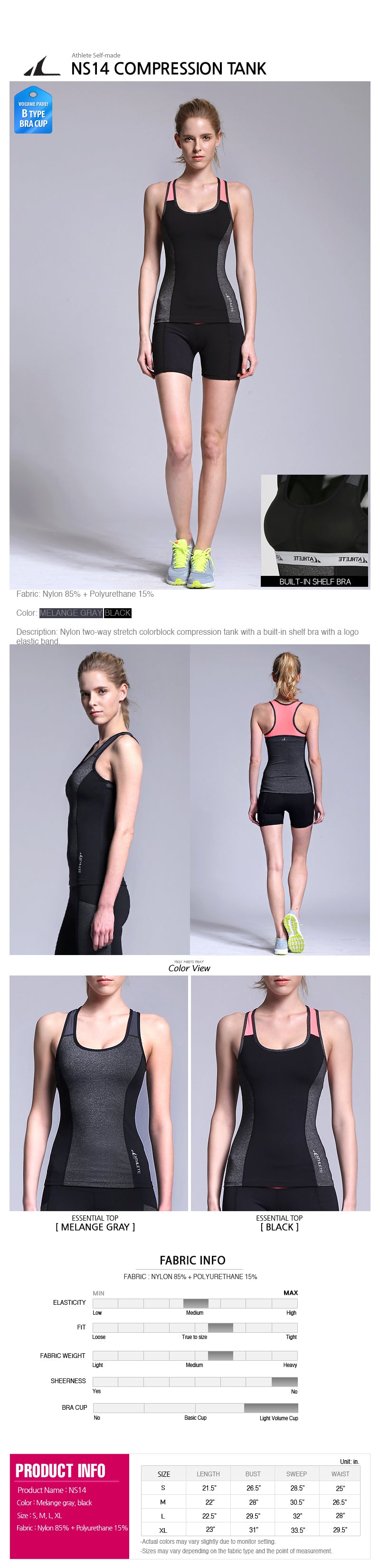 Women's Tank Top Compression