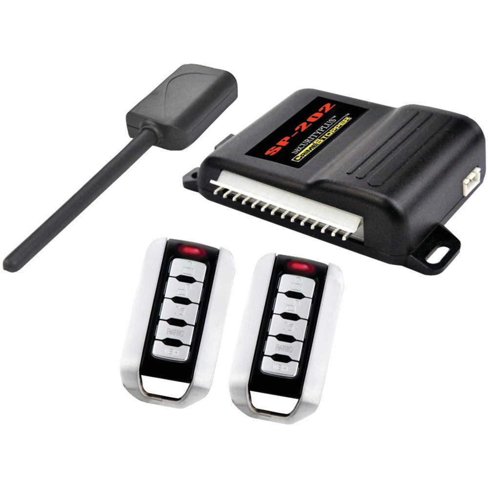 Crimestopper 1-way Dynamic Code Alarm & Keyless Entry System