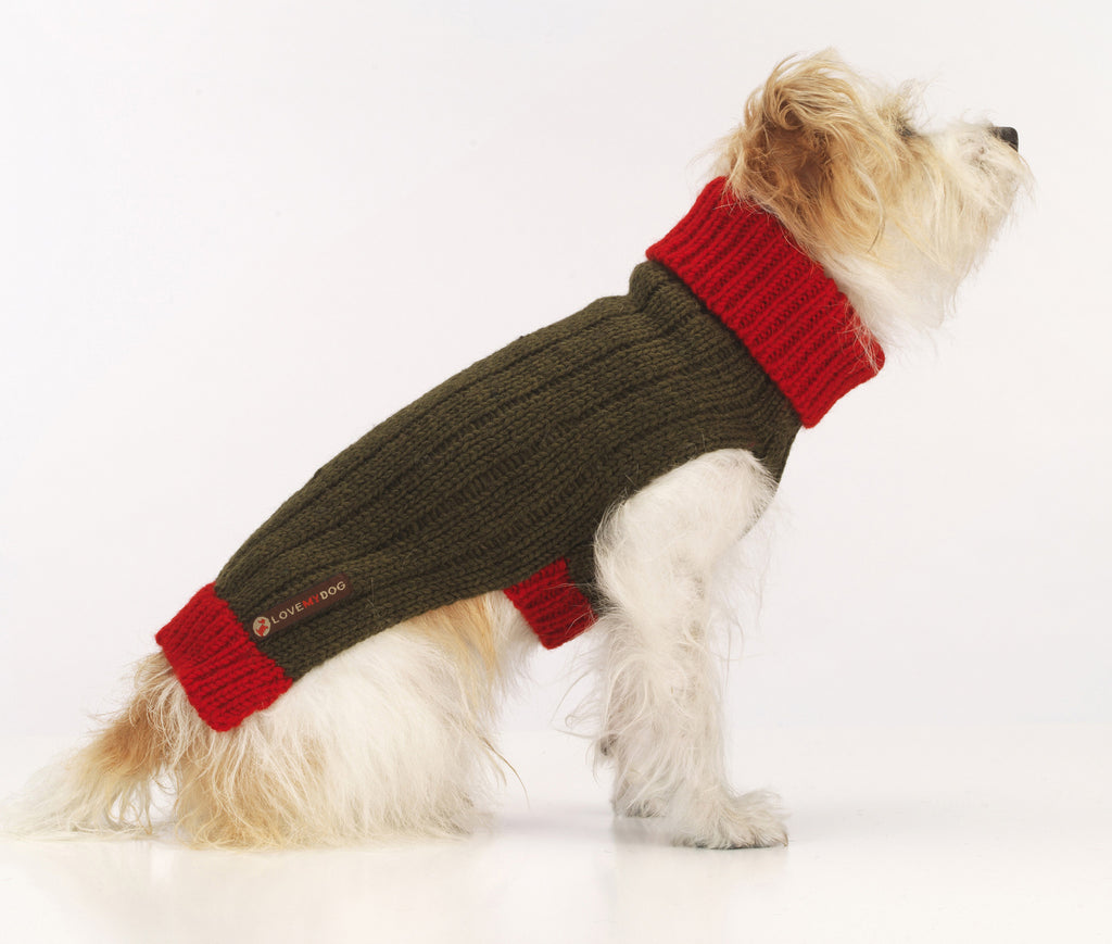 red dog jumper