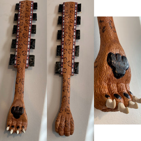 Macuahuitl (Aztec Club) 27” Jaguar Paw – Tochtli Cultural Wear