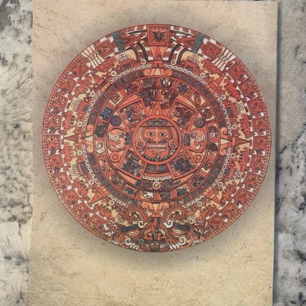 Book Tonalamatl (Aztec Calendar Handbook) libro de Calendario Azteca