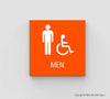 Men's ADA Restroom Sign - SDY 12 - WeBuildSigns (WBS)