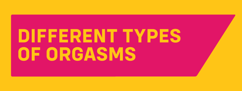 Image that says different types of orgasms