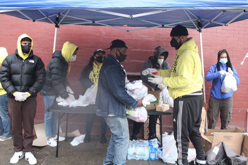 Image of a community organization Bre works with serving others