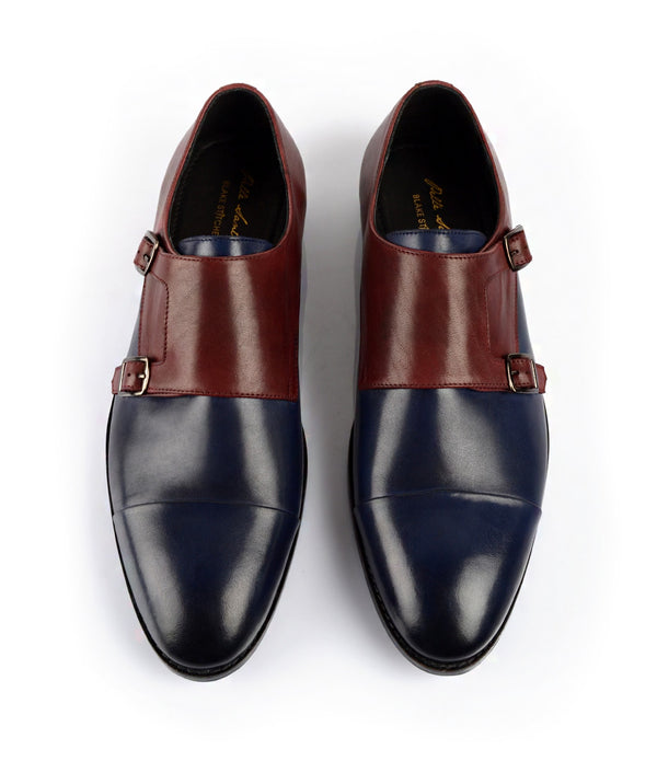 Pelle Santino - Goodyear Welted Double Monk Strap Black | Best Monk Strap  India – The Dapper Man