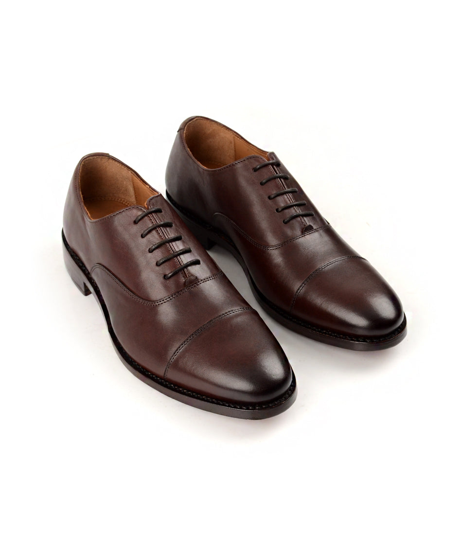 Pelle Santino - Goodyear Welted - Cap Toe Oxfords - Brown | Best Oxford ...