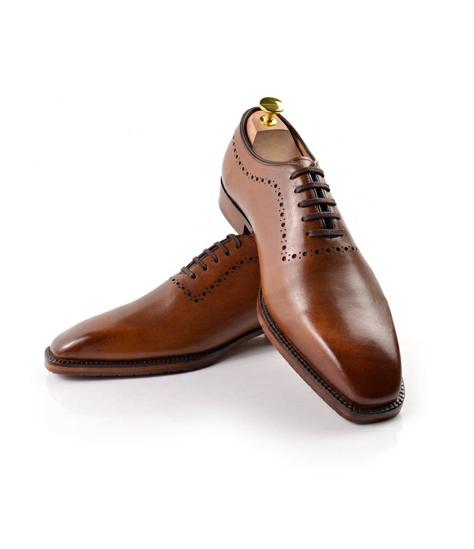 Pelle Santino - Wholecut Oxfords - Brown – The Dapper Man