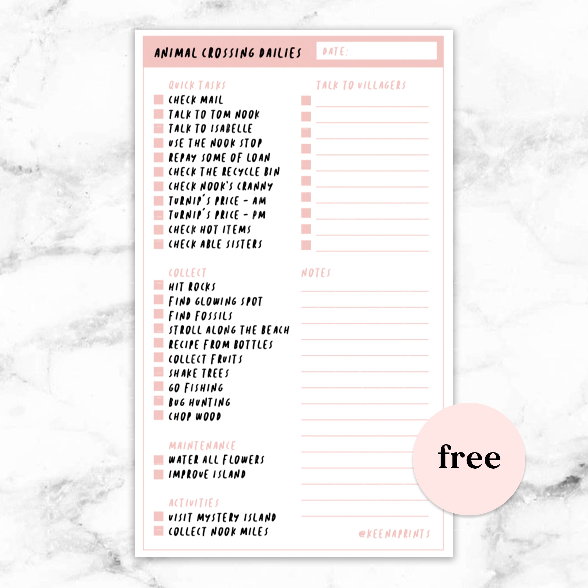 animal-crossing-checklist-printable-free-printable-word-searches