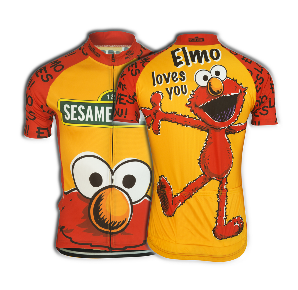 Elmo Sesame Street Mens Cycling Jersey 