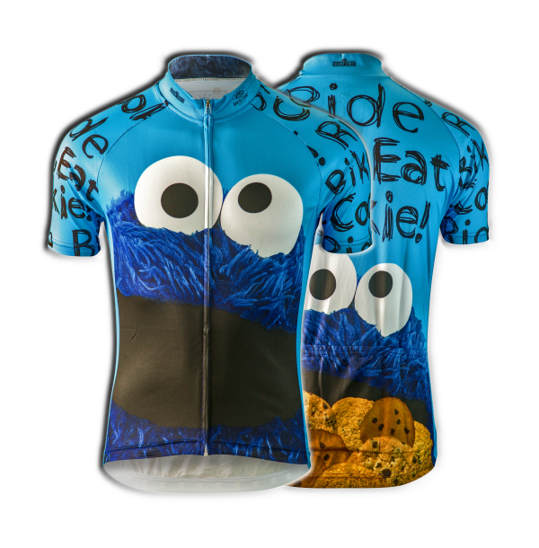 cookie monster cycling jersey