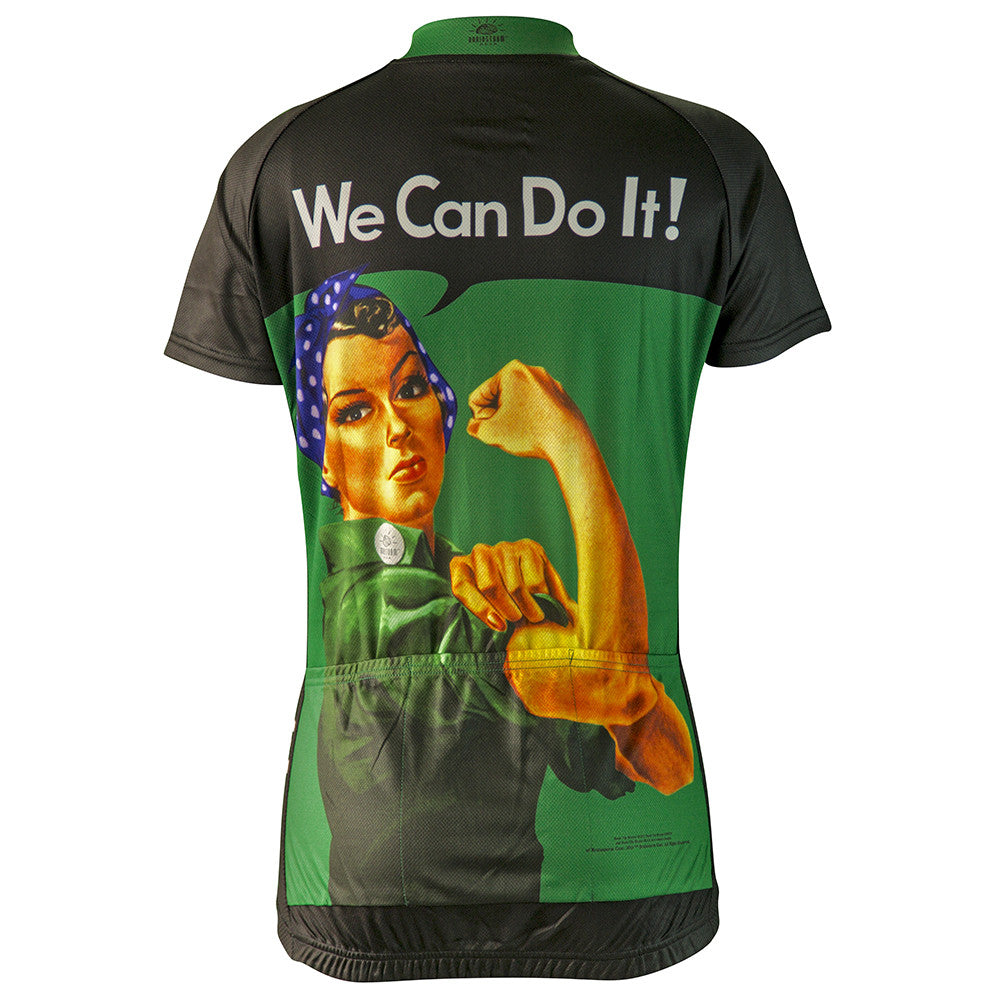 Rosie the Riveter Green Womens Cycling 