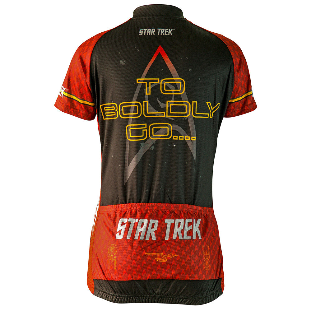 womens red cycling jersey