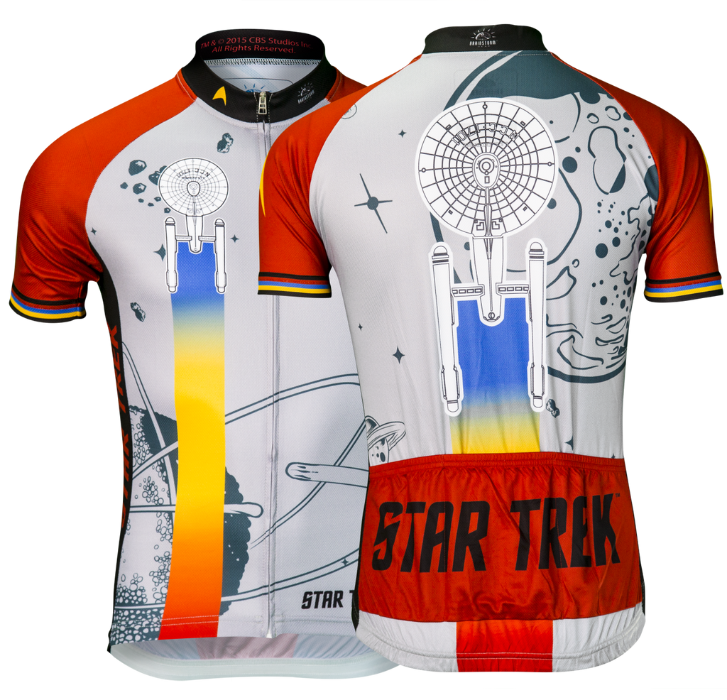 red cycling jersey men's