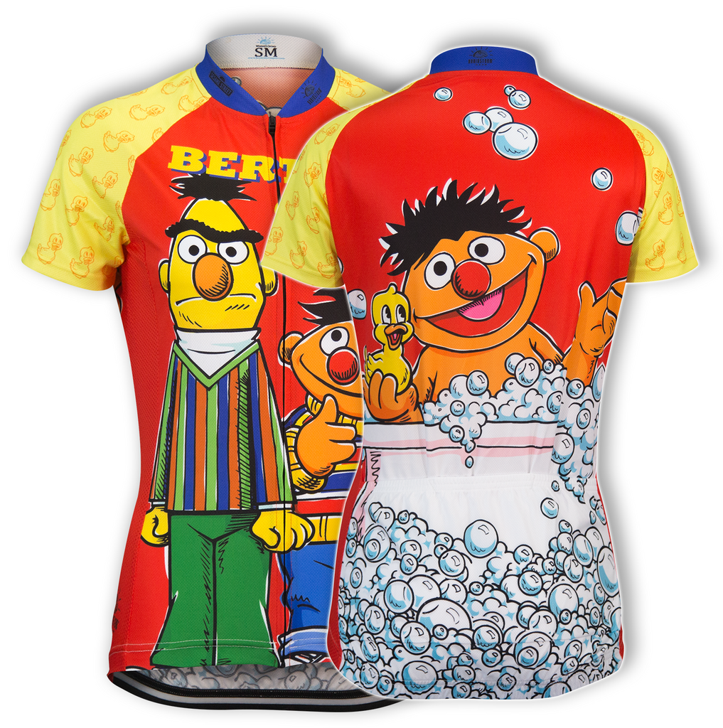 bert and ernie cycling jersey