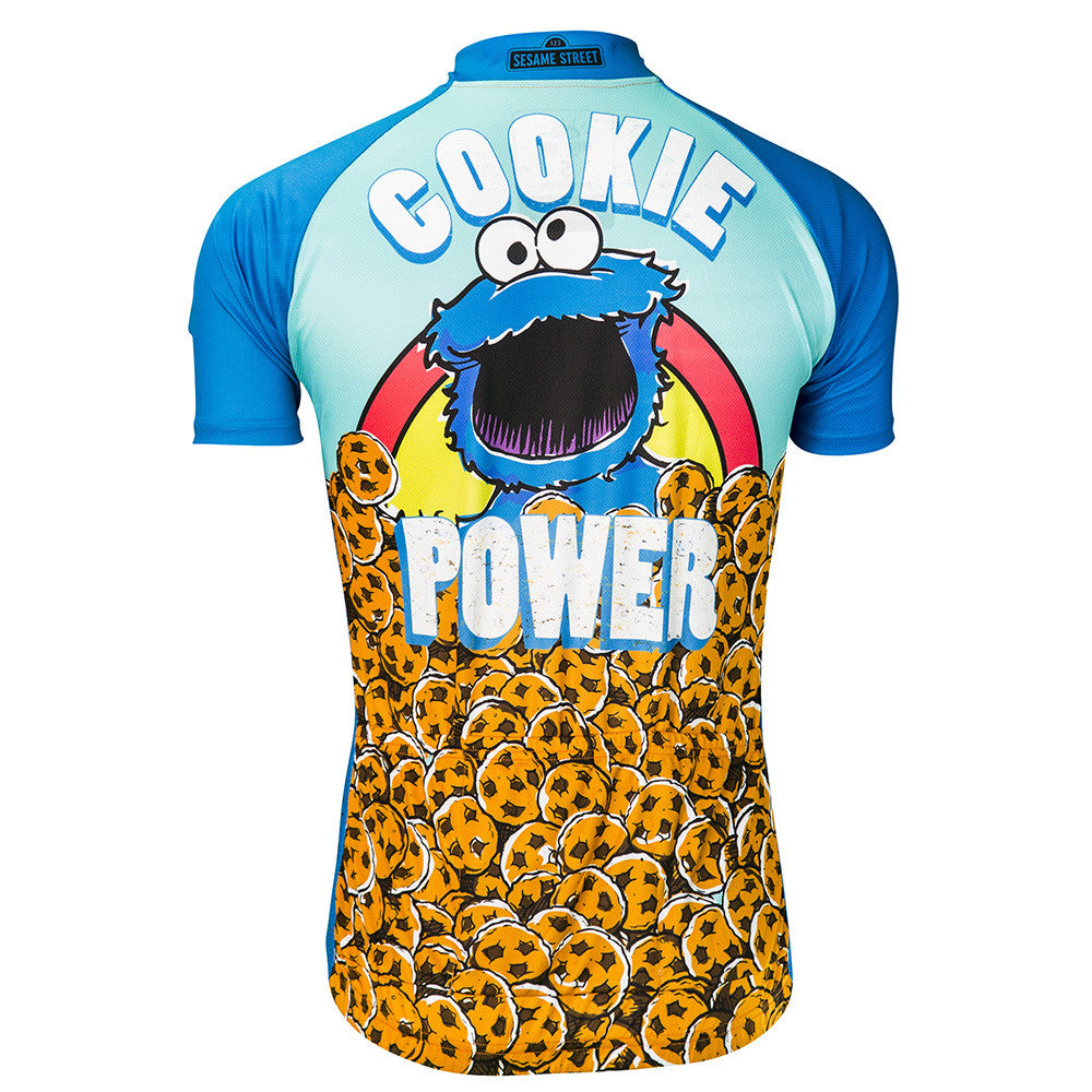 cookie monster bike jersey