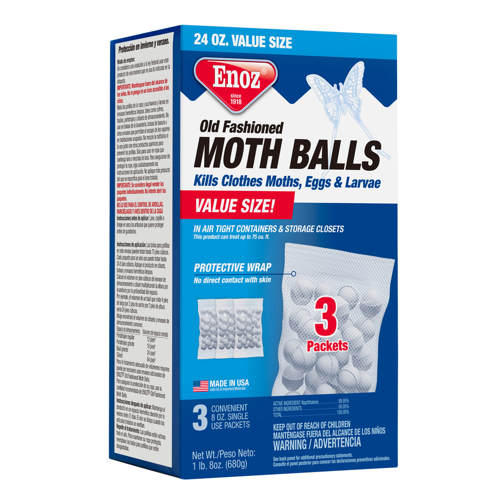 Enoz Old Fashioned Moth Balls - 24 oz. – Willert Home Products