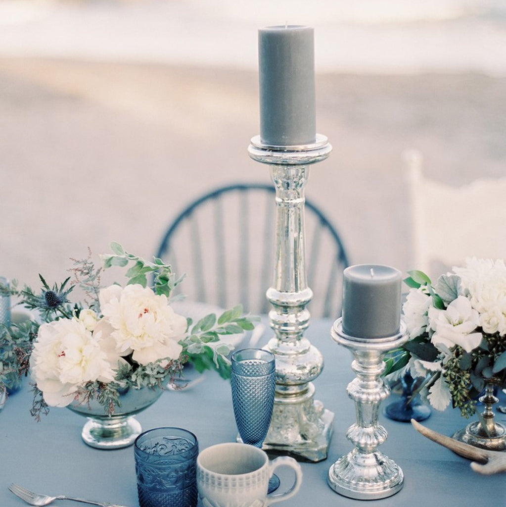 Silver Metallic Wedding Details | Melanie Gabrielle | Chic Vintage Brides