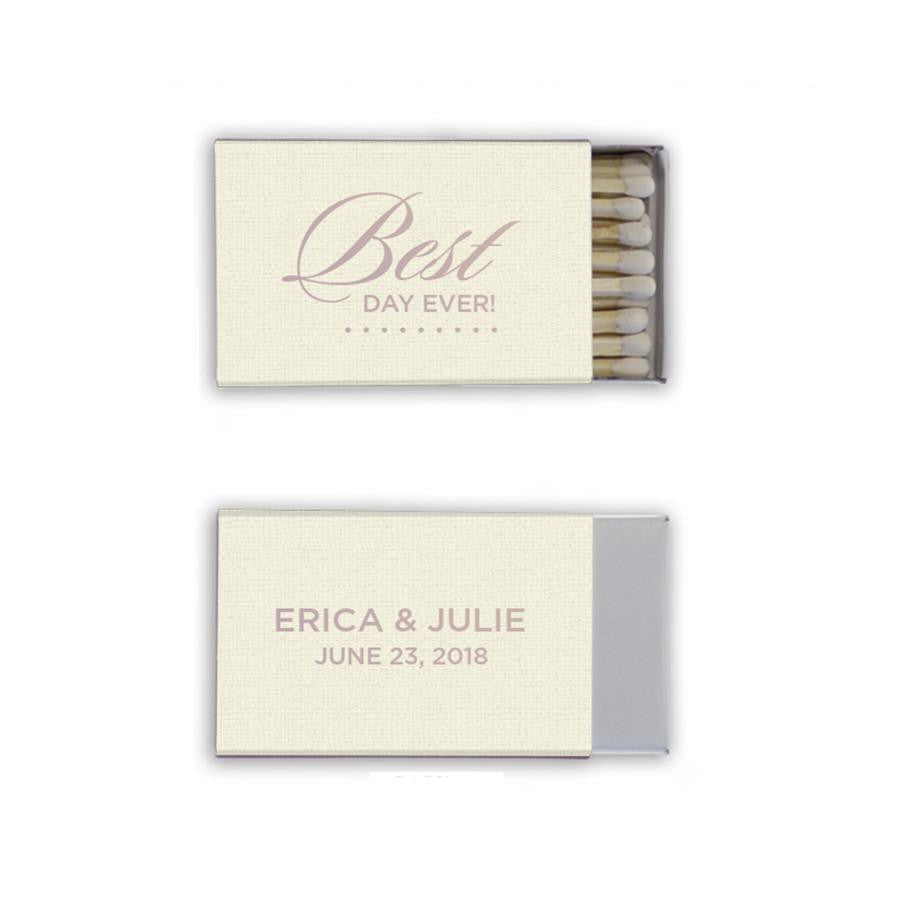 wedding matchbooks