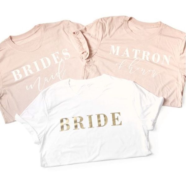 bridesmaid tees