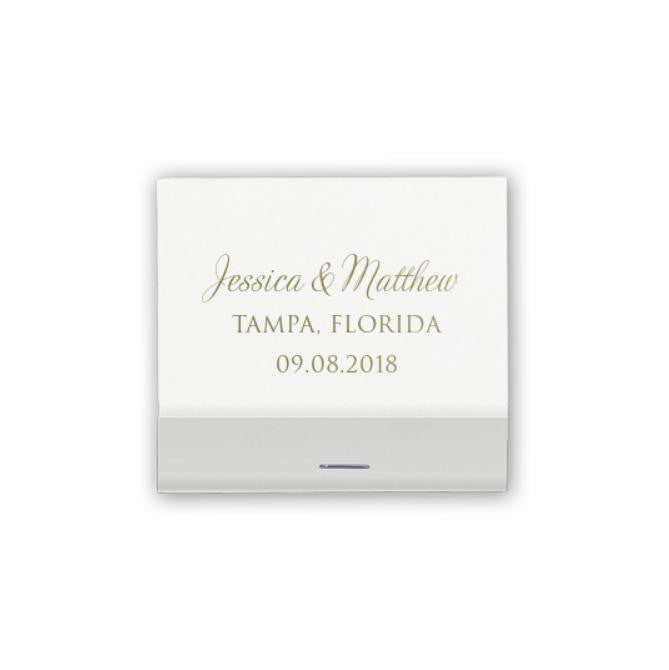 wedding matchbooks