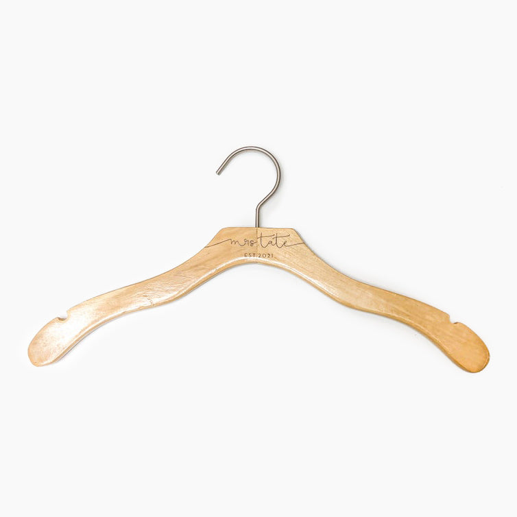 Personalized Powder Pink Clothing Hanger Setbeautiful Fancy 