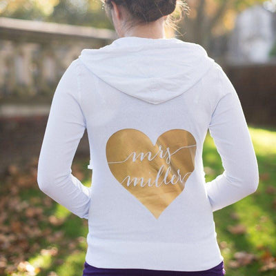 personalized bride sweatshirt