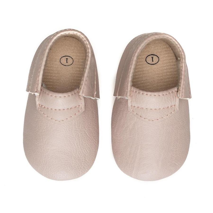 blush baby shoes
