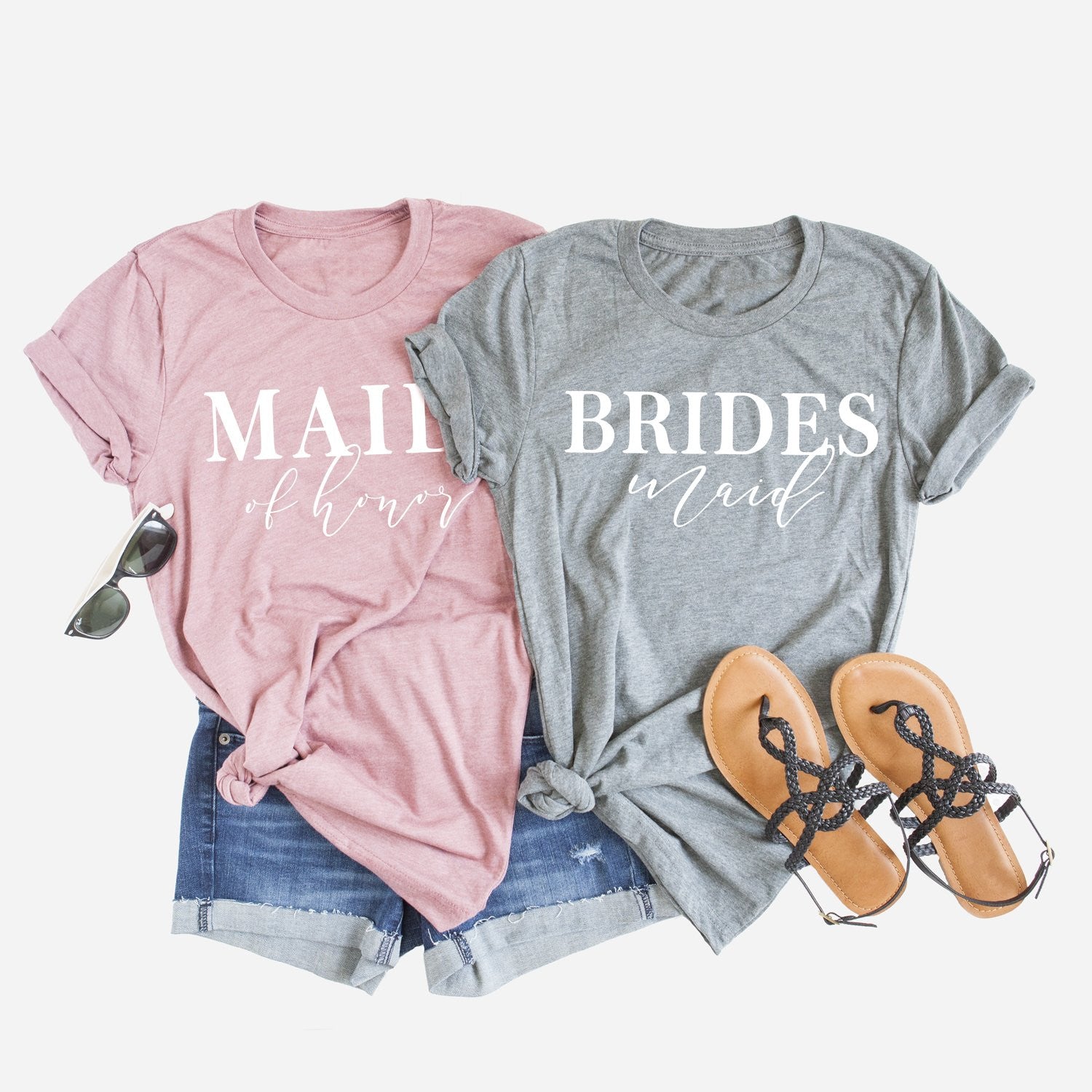 bride and bridal party shirts