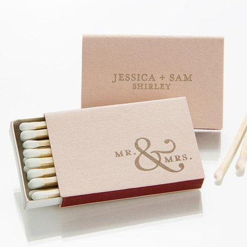 Personalized Matchbox Favors For Weddings Showers Events