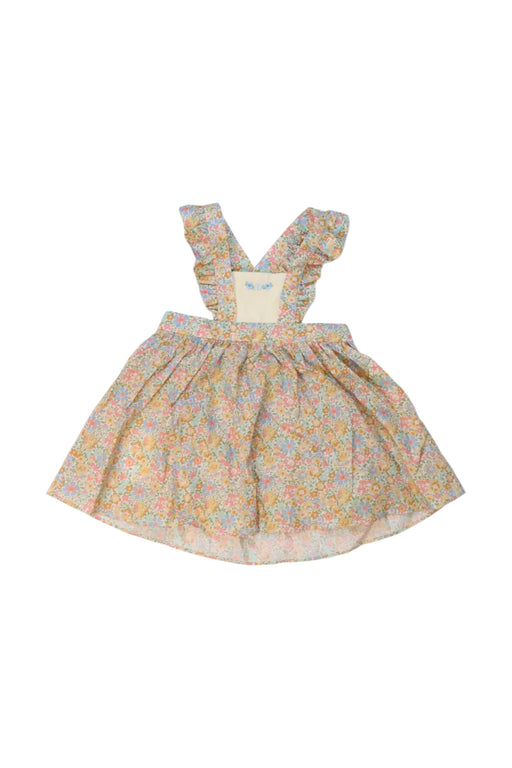 Floral Overall Dress 6-12M