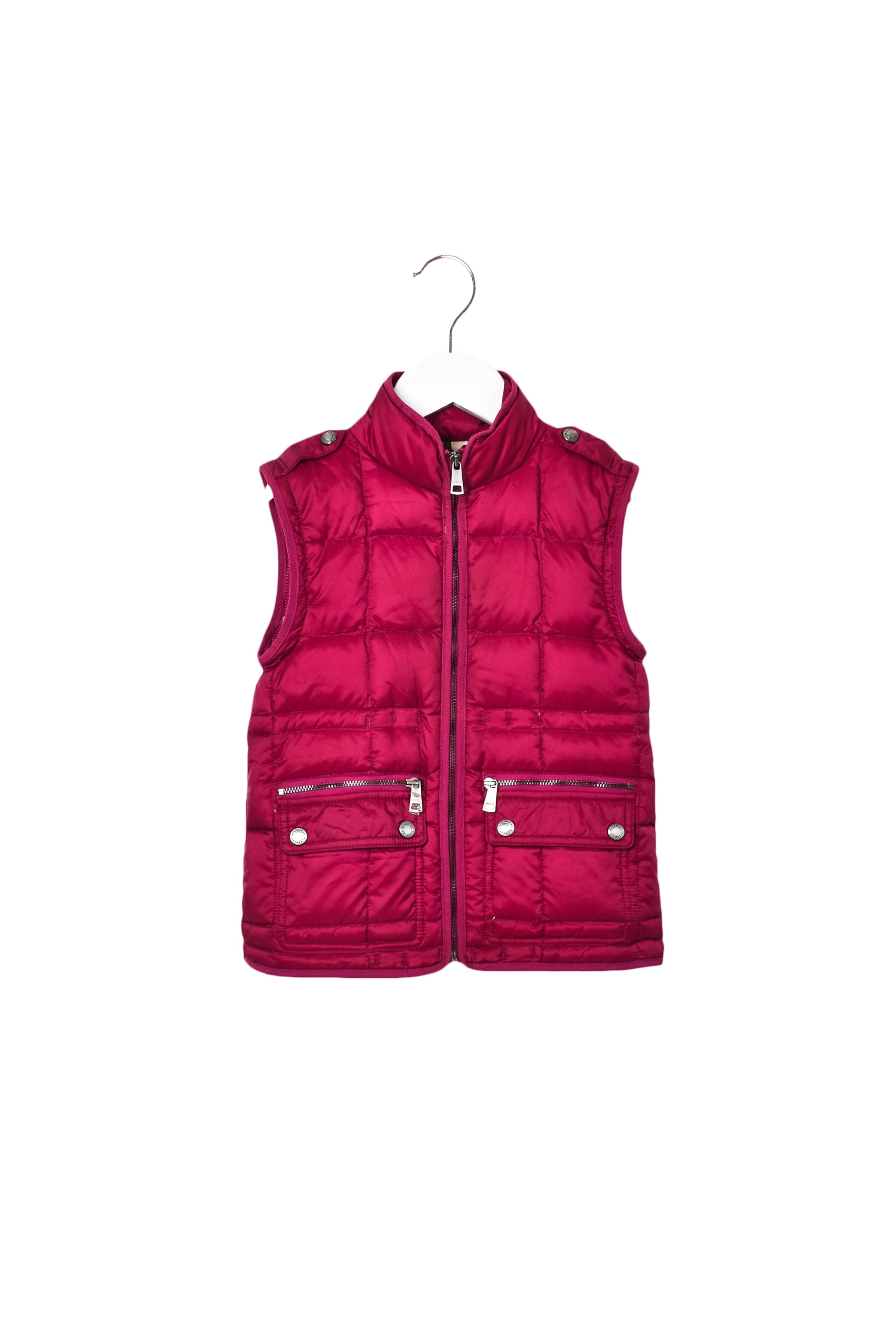 burberry vest kids red