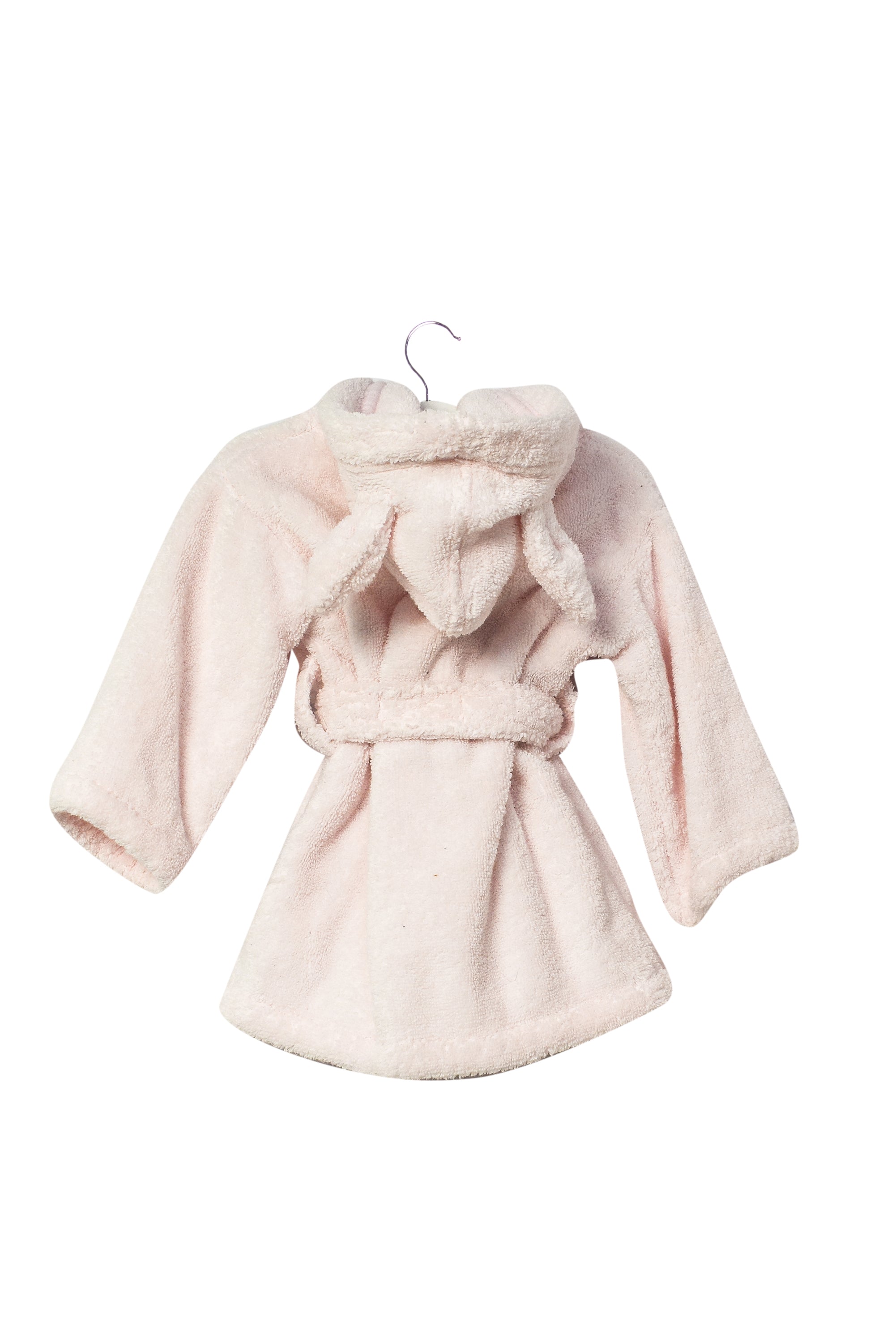 white company baby bathrobe