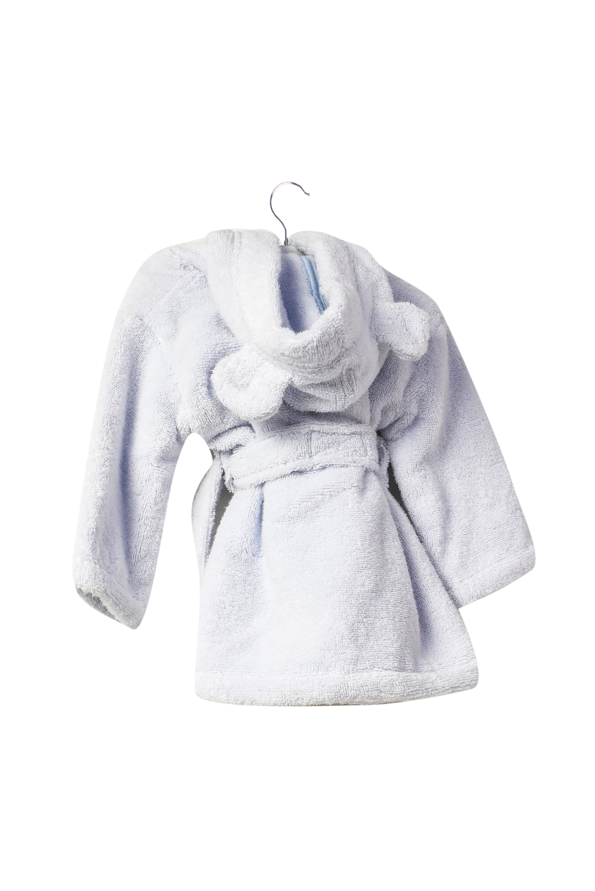 white company baby bathrobe