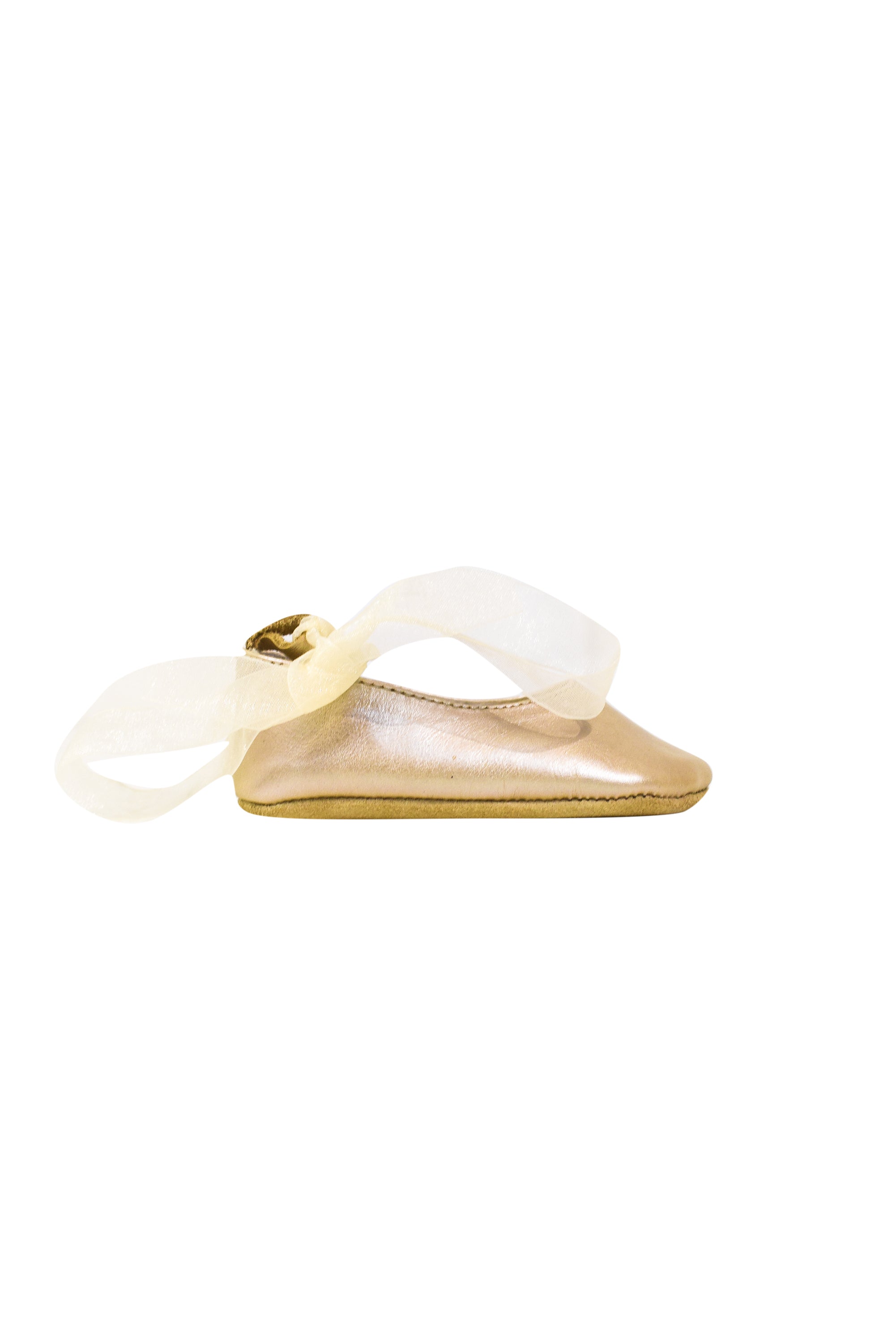 gold baby flats