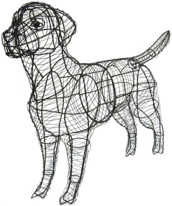 Labrador Topiary Wire Frame - Alderley Dog House