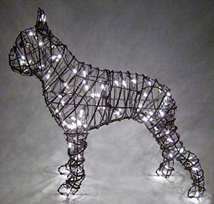 Boston Terrier Topiary Wire Frame – Alderley Dog House