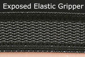 classic exposed elastic leg gripper