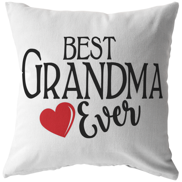 Best Grandma Ever Throw Pillow – CaliKays