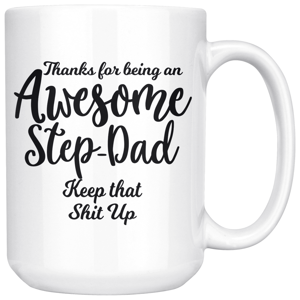 funny step dad mugs