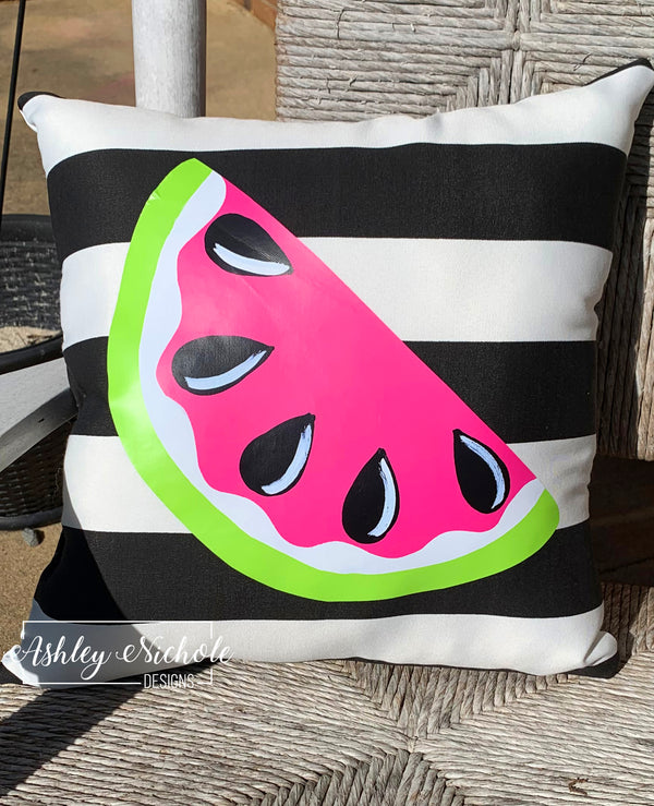 watermelon outdoor pillows