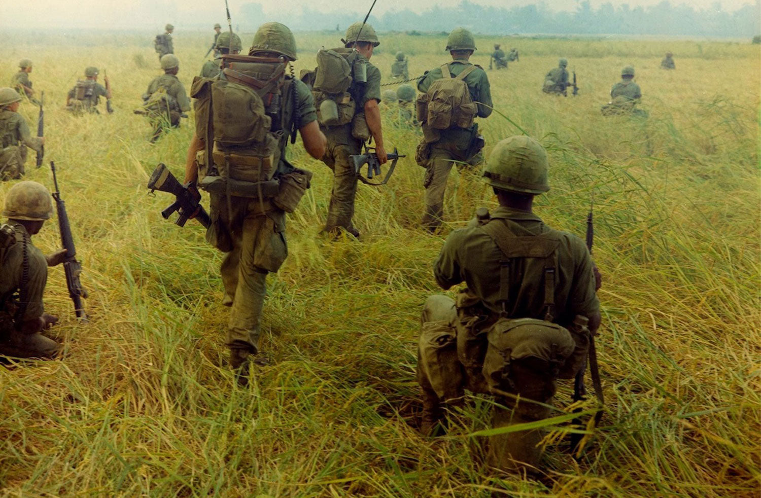 Citizen Wolf | US soldiers in Vietnam wearing Olive Drab uniforms.