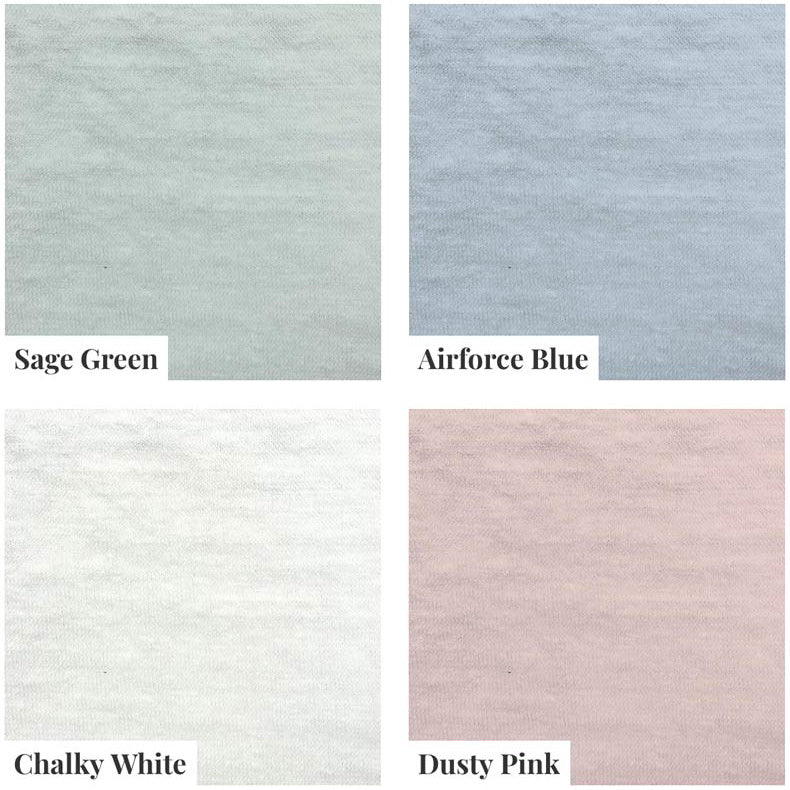 Pre-order your Hemp / Organic Cotton blend Tee today in one of four summer pastels