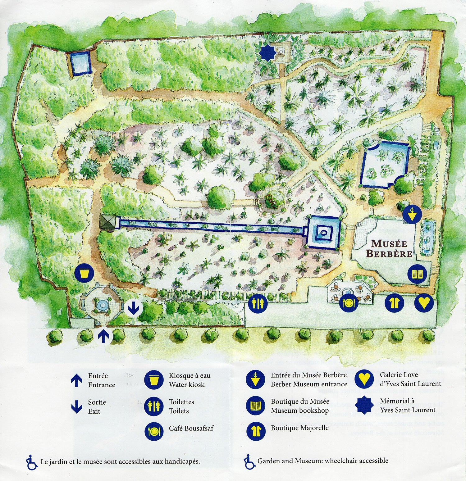 Le Jardin Majorelle Map