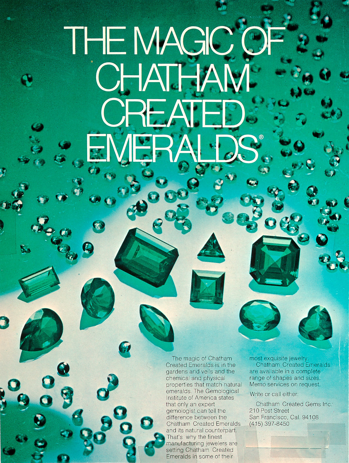 Citizen Wolf | Chatham synthetic emeralds were wildly popular