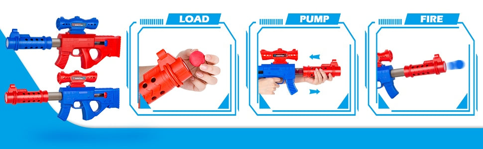 How to use the popper guns