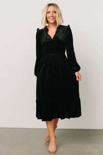 Lonnie Tulle Dress, Black